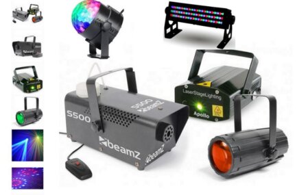 Lichttechnik auf Tanzfläche